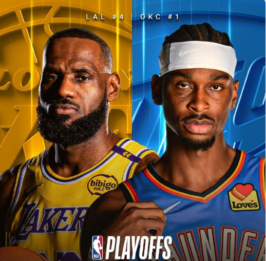 NBA次轮对阵:雷霆vs湖人 马刺vs森林狼 活塞vs骑士 尼克斯vs76人